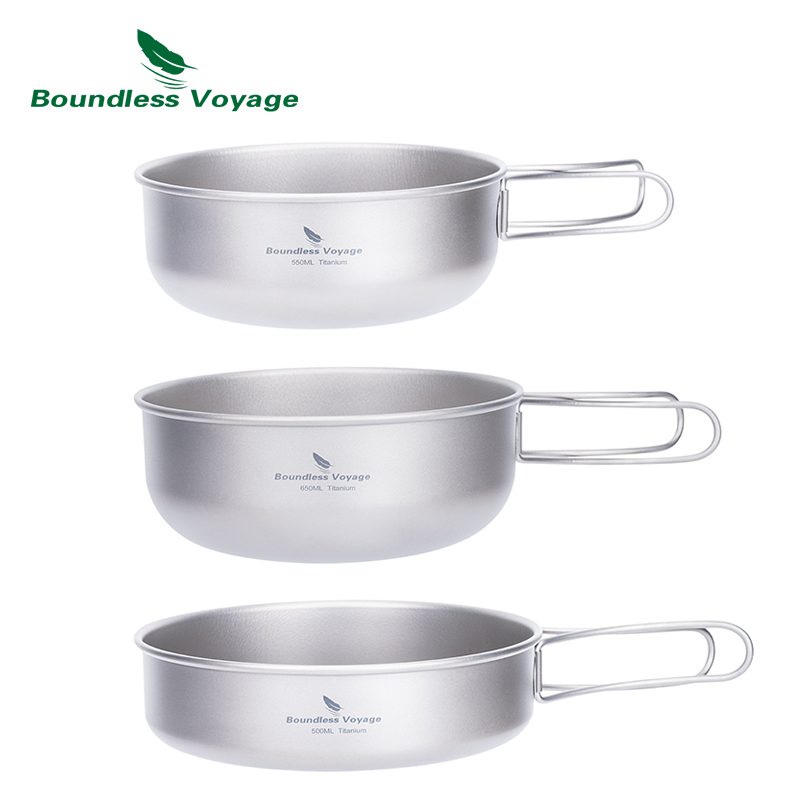 Boundless Voyage Titanium Camp - Camping Cooking Pots And Pans Set ulasan dan harga