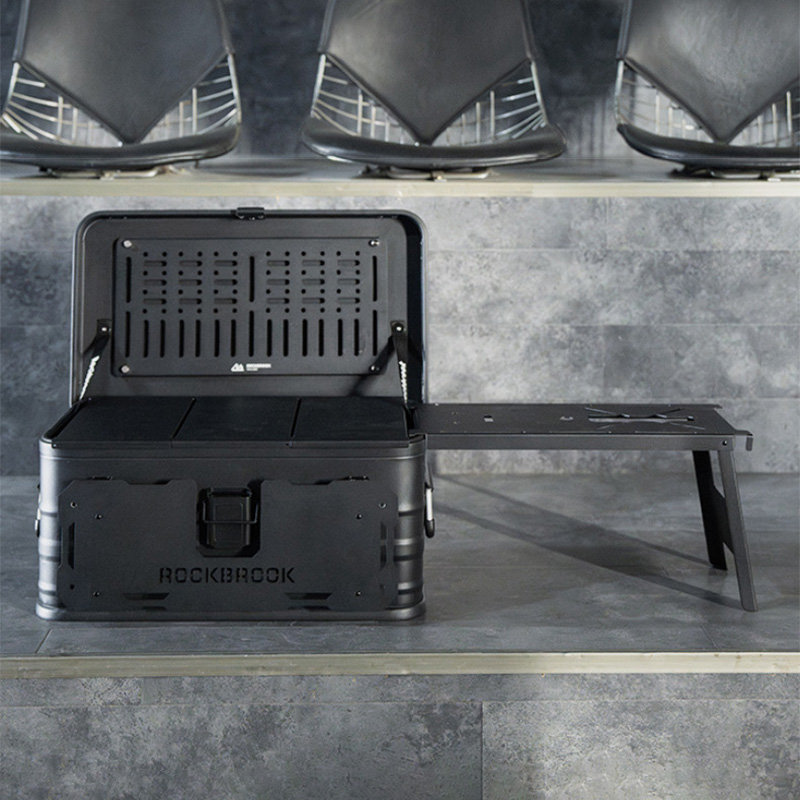 Outdoor Storage Box Aluminum M - Camping Cooking Box ulasan dan harga