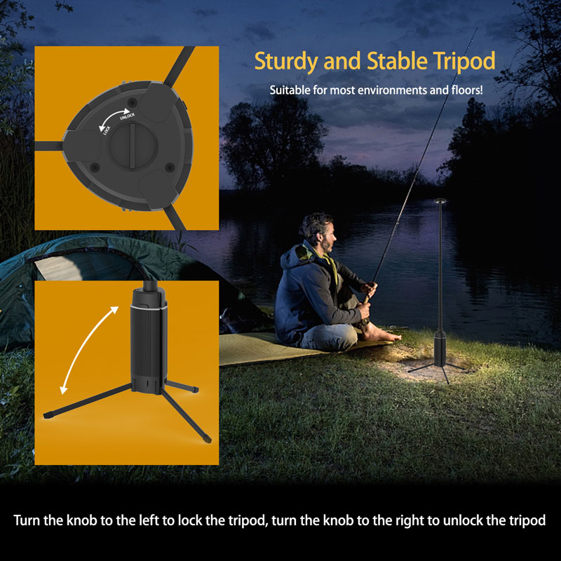 Portable Camping Lantern Teles - Camping Cooking Tripod ulasan dan harga