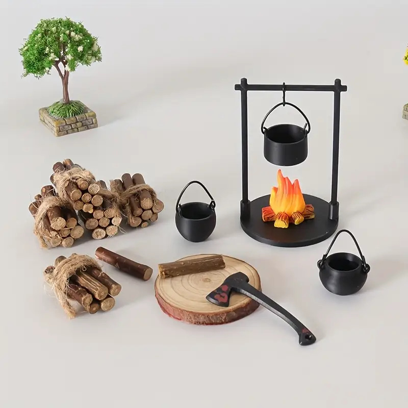 Mini Campfire Hanging Stove Po - Camping Cooking Device ulasan dan harga
