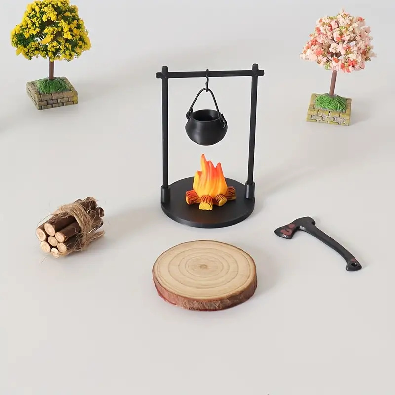Mini Campfire Hanging Stove Po - Camping Cooking Device ulasan dan harga