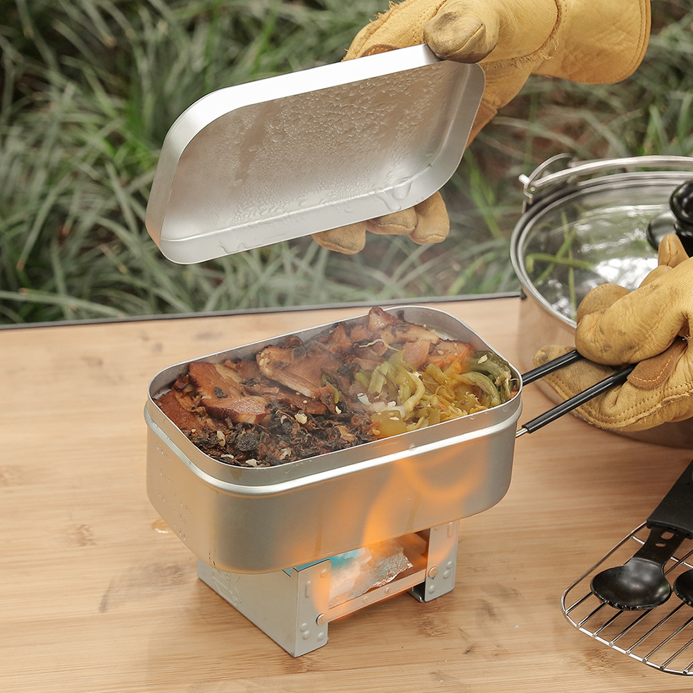 Outdoor Aluminium Mess Kit, St - Camping Cooking Mess Kit ulasan dan harga