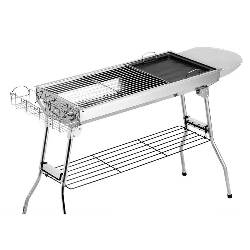 Large Folding Charcoal Barbecu - Camp Grill Portable Folding ulasan dan harga