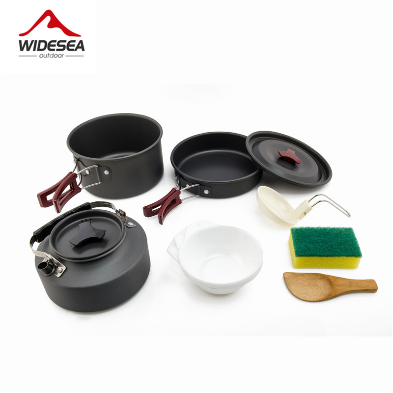 Widesea Camping Cookware Set O - Camping Cooking Set Jetboil ulasan dan harga