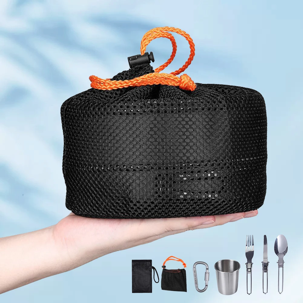 Camping Cookware Kit Kettle Po - Camping Cooking Lightweight ulasan dan harga