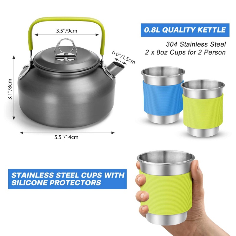 Camping Cookware Set Outdoor C - Camping Cooking All In One ulasan dan harga