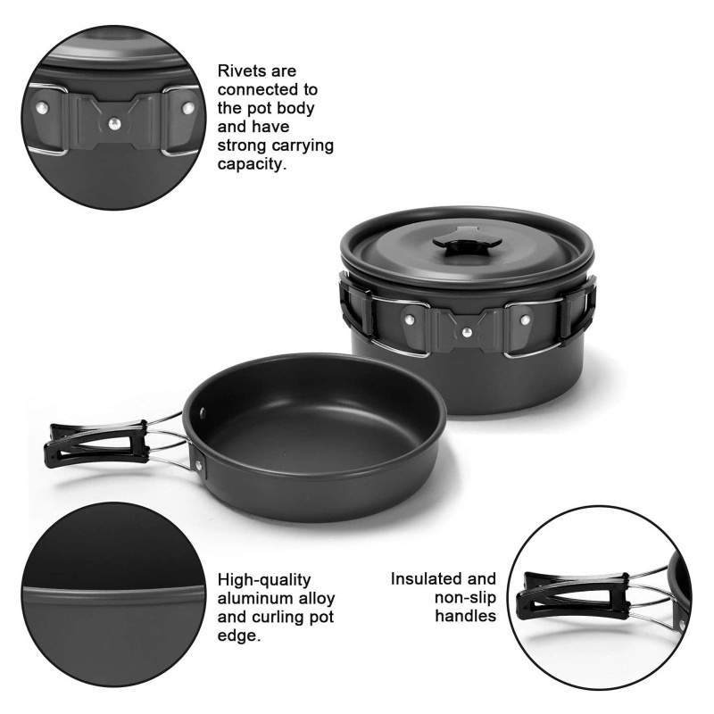 Camping Cookware Set Outdoor C - Camping Cooking All In One ulasan dan harga