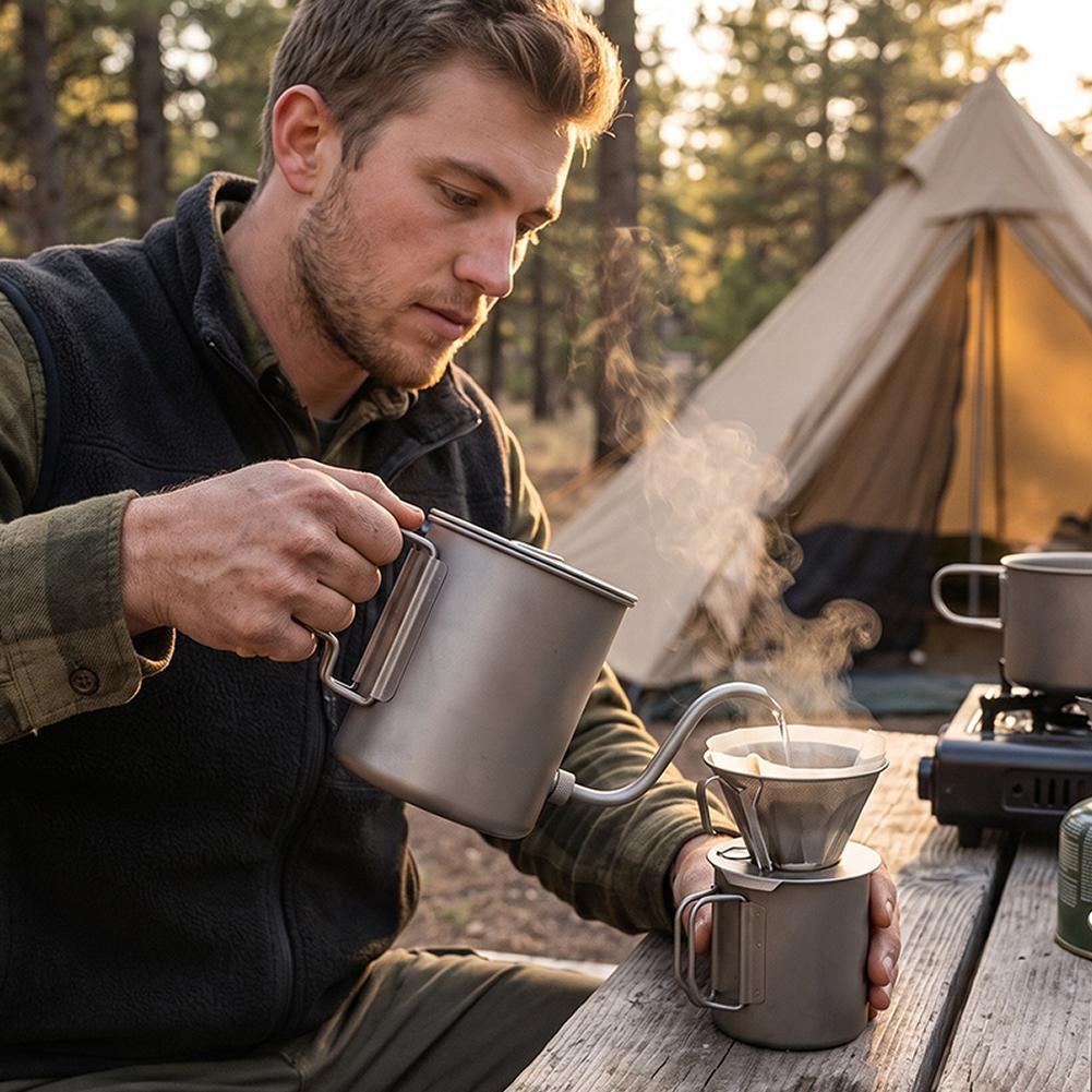 420ml Pure Titanium Camping Co - Camping Cooking Lightweight ulasan dan harga