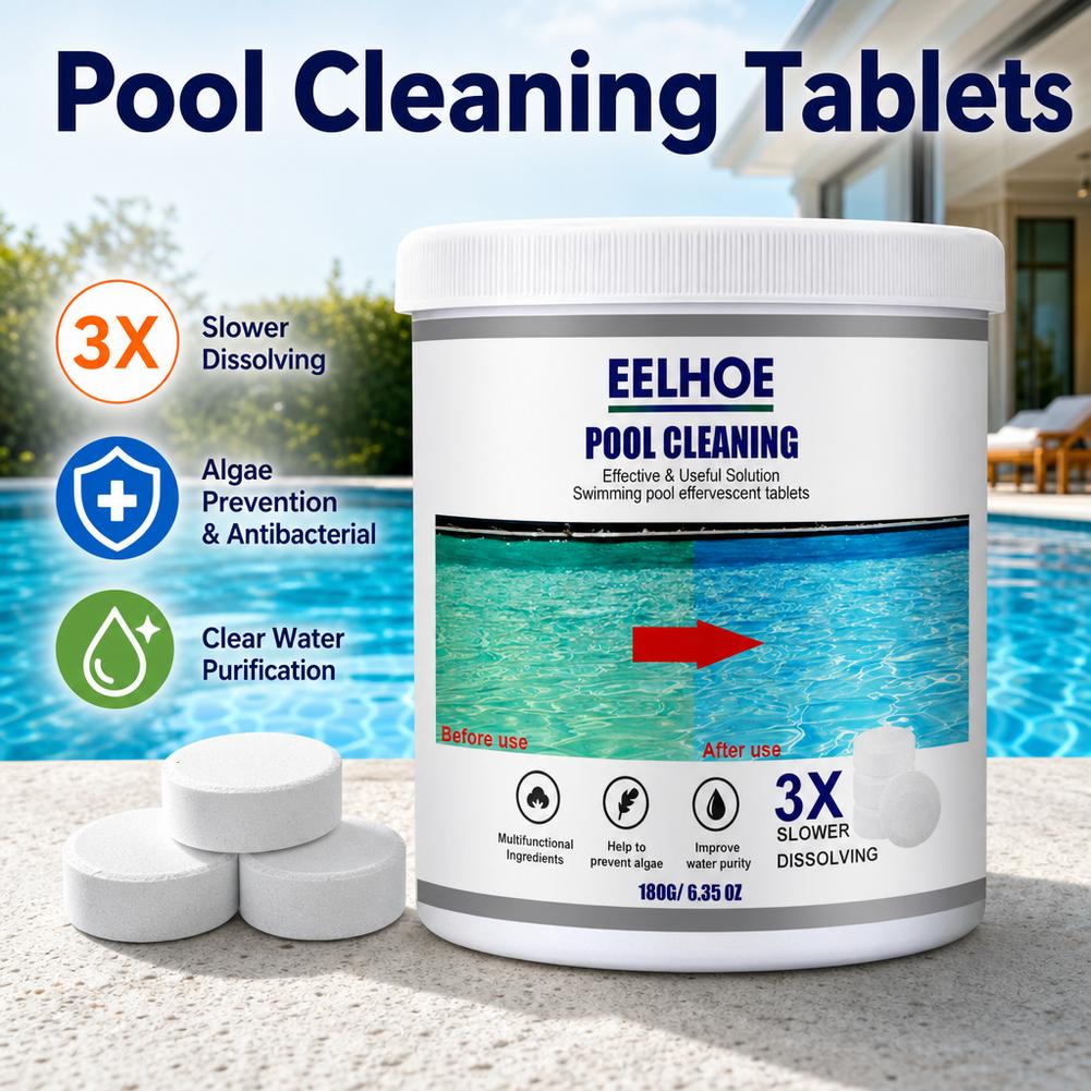 Swimming Pool Effervescent Cle - Water Purification Tablet ulasan dan harga
