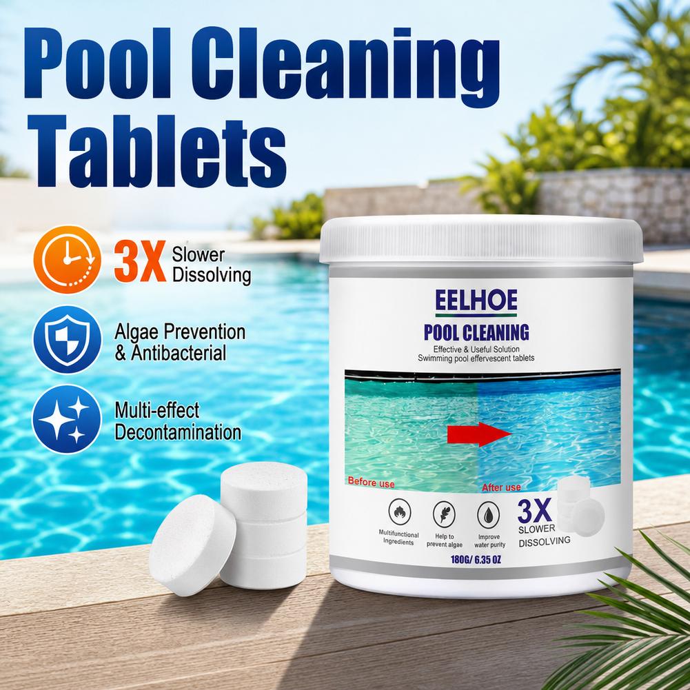 Swimming Pool Effervescent Cle - Water Purification Tablet ulasan dan harga