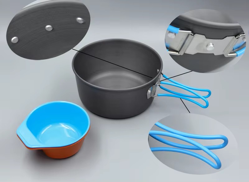 Camping Cookware Backpacking P - Camping Cooking Pots And Pans Set ulasan dan harga