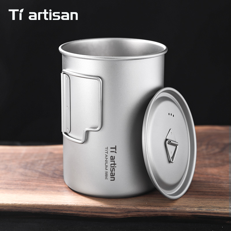Tiartisan 750ml/ 900ml Titaniu - Camping Cooking Lightweight ulasan dan harga