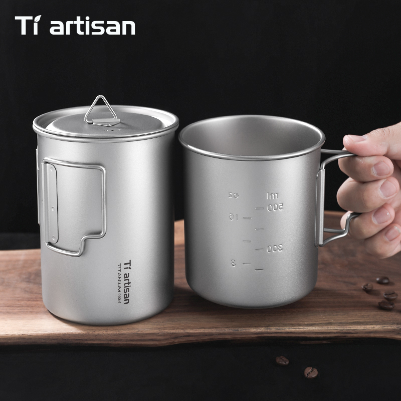Tiartisan 750ml/ 900ml Titaniu - Camping Cooking Lightweight ulasan dan harga