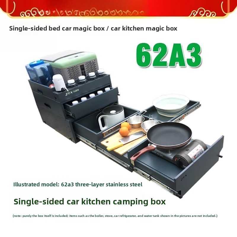 Portable Tailgate Kitchen & St - Camping Cooking Box ulasan dan harga