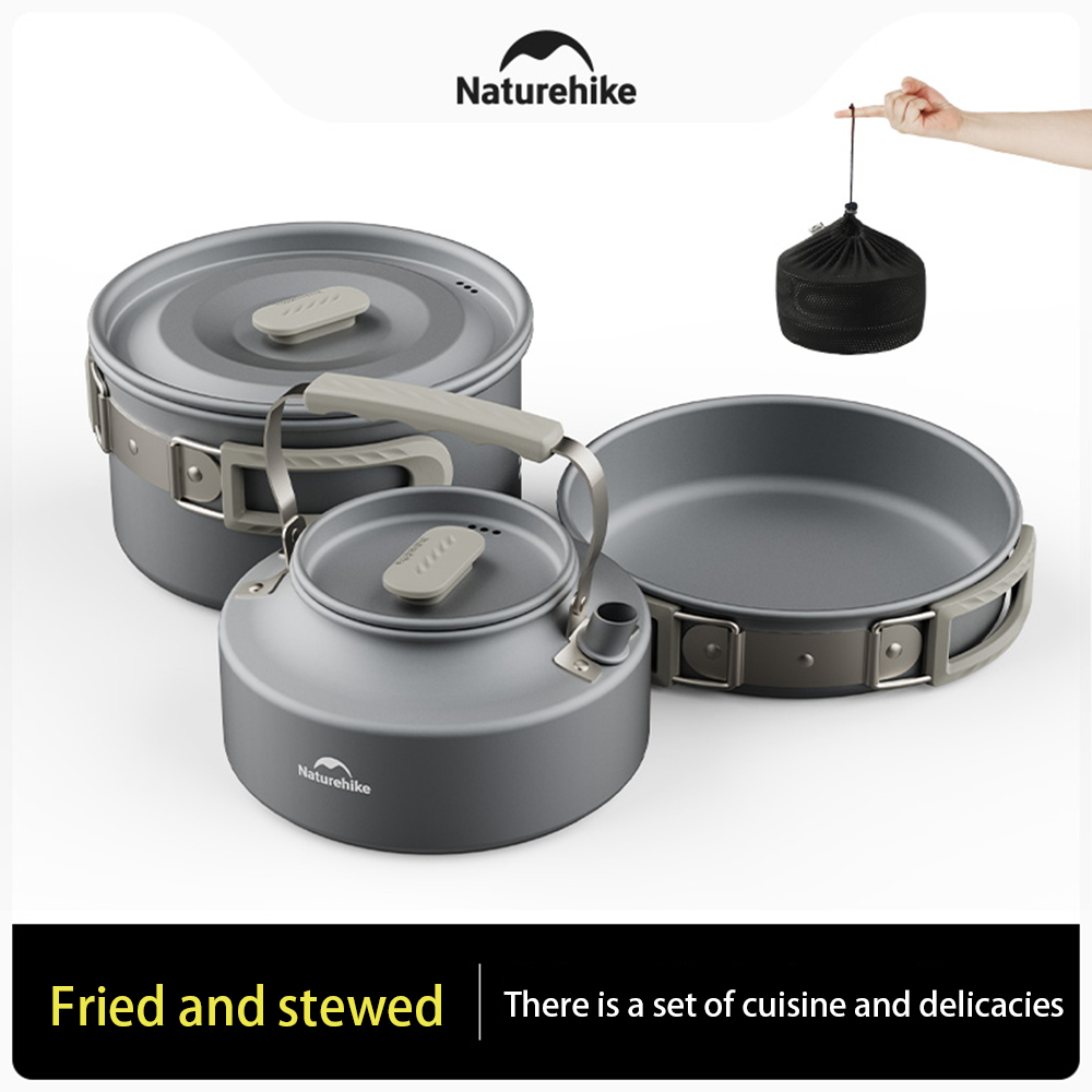 Naturehike Outdoor Pot Set,Cam - Camping Cooking Lightweight ulasan dan harga