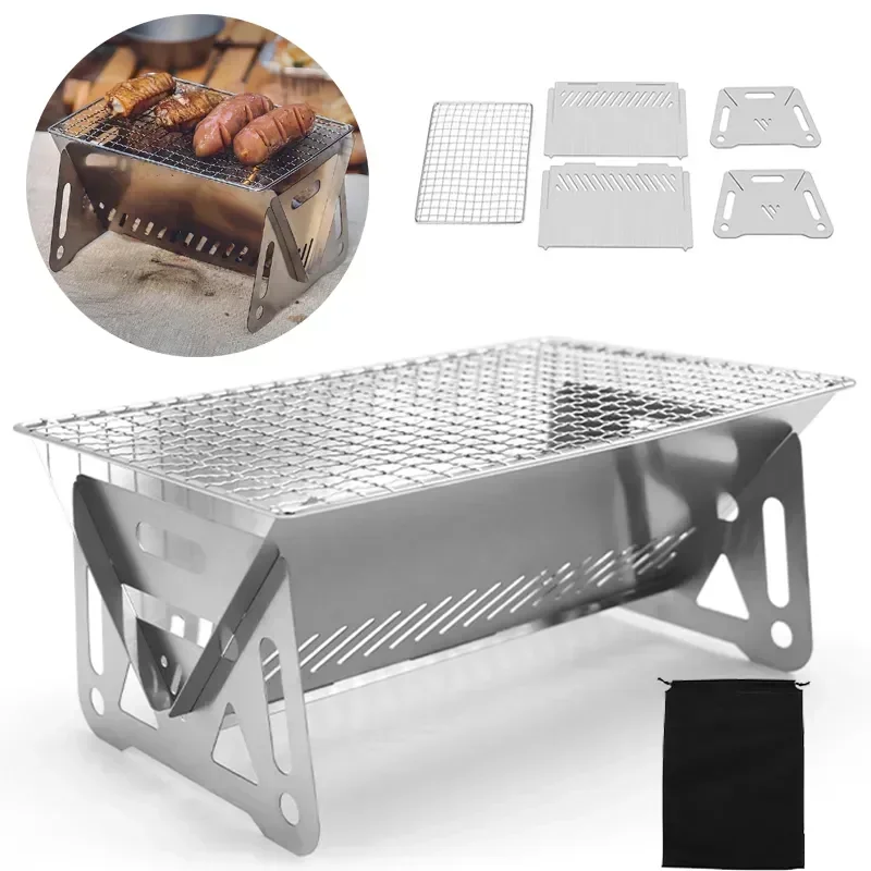 Portable Folding Barbecue Gril - Camp Grill Portable Folding ulasan dan harga