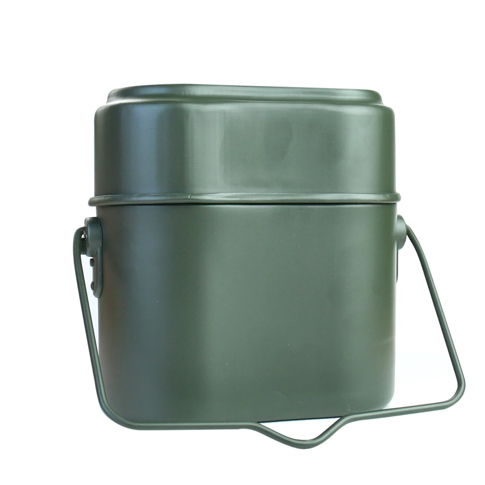 Portable Alloy Pot and Bowl Lu - Camping Cooking Lightweight ulasan dan harga