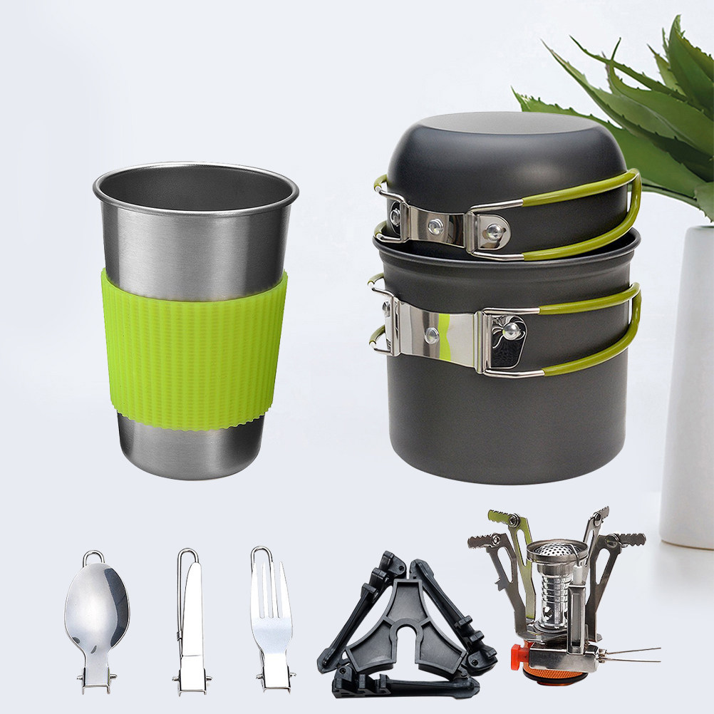 Outdoor Camping Cookware Set L - Camping Cooking Lightweight ulasan dan harga