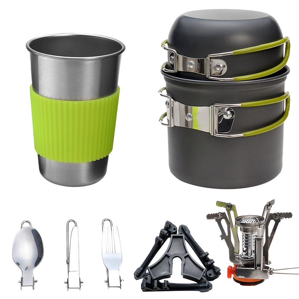 Outdoor Camping Cookware Set L - Camping Cooking Lightweight ulasan dan harga