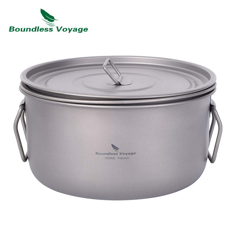 Boundless Voyage Camping Cooki - Camping Cooking Pots And Pans Set ulasan dan harga